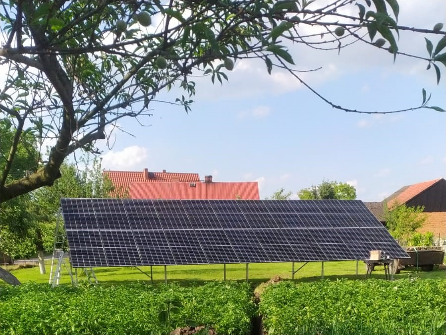 Naziemna 22 panele 450 W 2